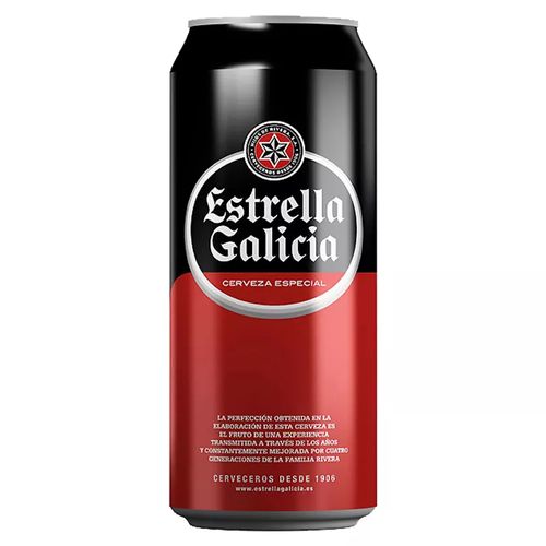 CERVEZA ESTRELLA GALICIA LATA 500cc CERVEZA ESTRELLA GALICIA LATA 500cc