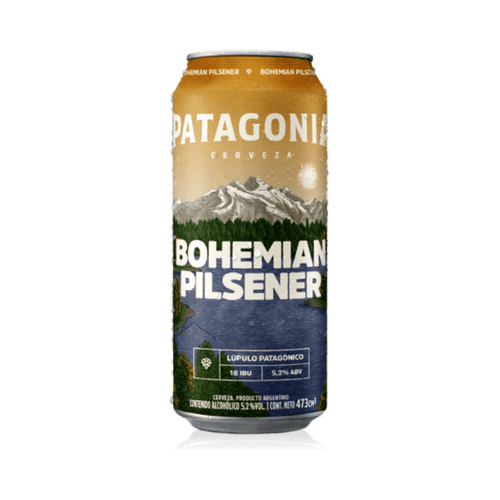 CERVEZA PATAGONIA BOHEMIAN PILSNER LATA 473cc CERVEZA PATAGONIA BOHEMIAN PILSNER LATA 473cc