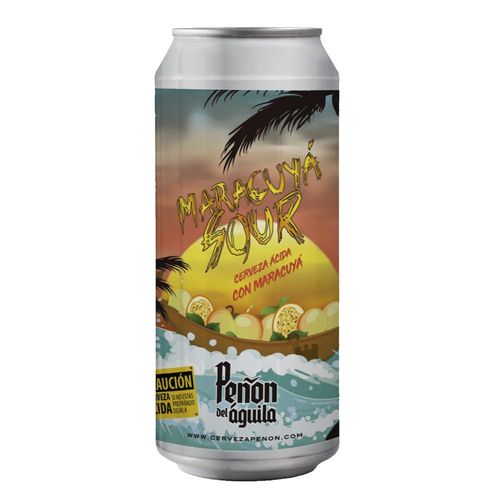 CERVEZA PEÑON DEL AGUILA MARACUYA SOUR LATA 500cc CERVEZA PEÑON DEL AGUILA MARACUYA SOUR LATA 500cc